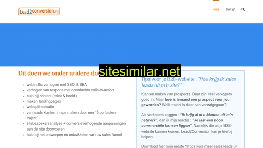 lead2conversion.nl alternative sites