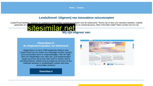 leads2travel.nl alternative sites