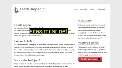 leads-kopen.nl alternative sites