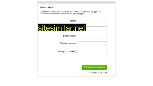 leanbody.nl alternative sites