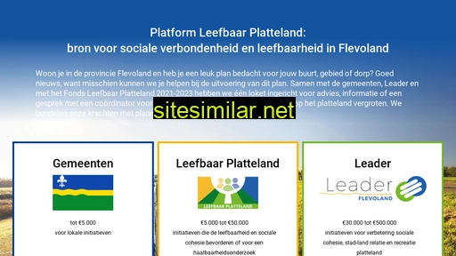 leefbaarplattelandflevoland.nl alternative sites