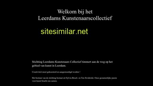 leerdamskunstenaarscollectief.nl alternative sites