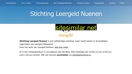 leergeldnuenen.nl alternative sites