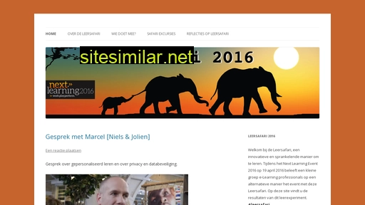 leersafari2016.nl alternative sites