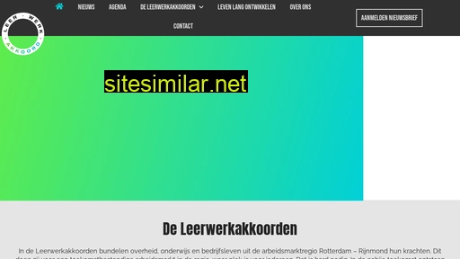 leerwerkakkoord.nl alternative sites