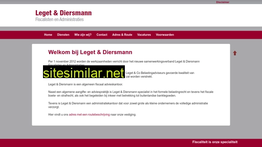 legetdiersmann.nl alternative sites