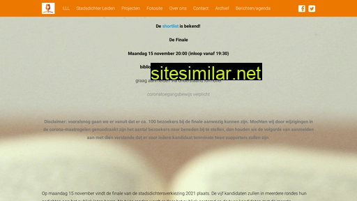 leidsliterairlandschap.nl alternative sites