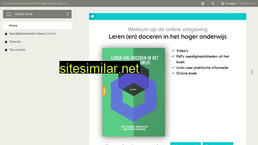 lerenendocereninhethogeronderwijs.nl alternative sites
