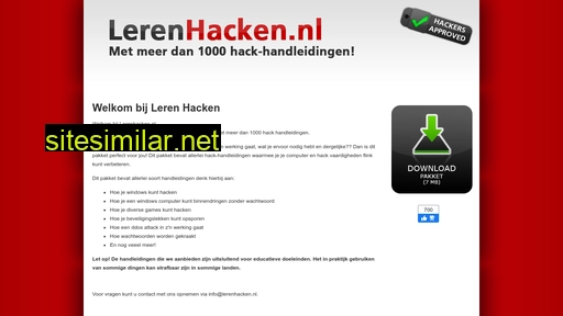 lerenhacken.nl alternative sites