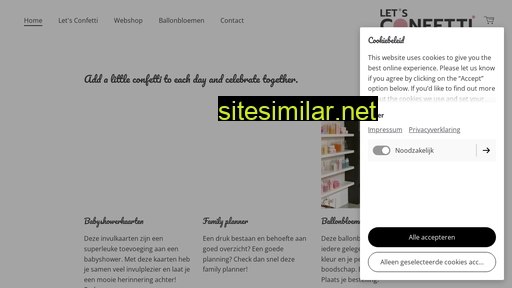 letsconfetti.nl alternative sites