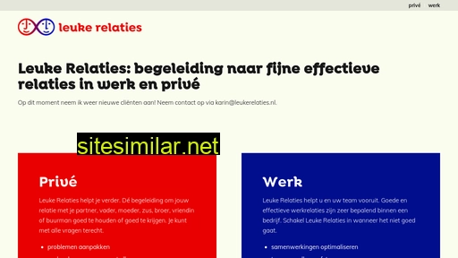 leukerelaties.nl alternative sites