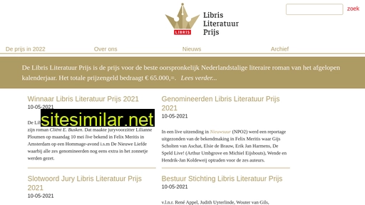 librisprijs.nl alternative sites