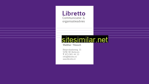 Libretto similar sites