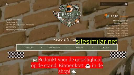 lifestylemotowear.nl alternative sites