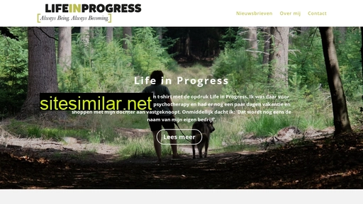 Lifeinprogress similar sites
