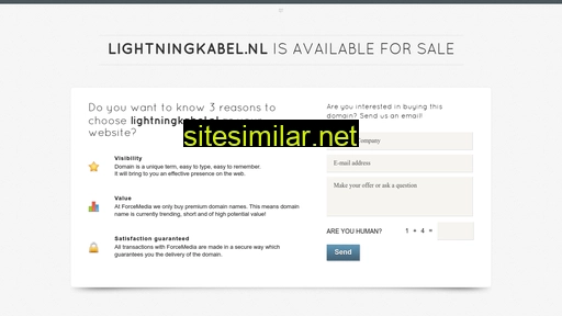 lightningkabel.nl alternative sites