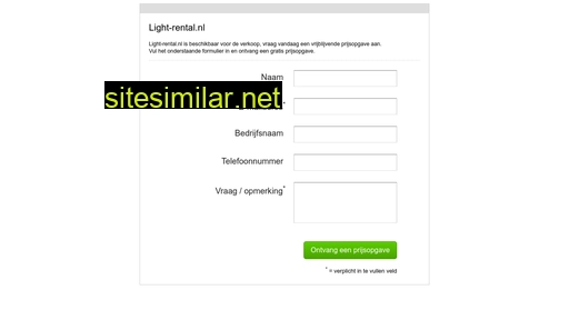 light-rental.nl alternative sites