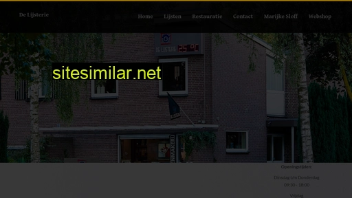 lijsterie.nl alternative sites