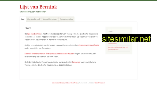 lijstvanbernink.nl alternative sites