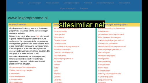 linkprogramma.nl alternative sites