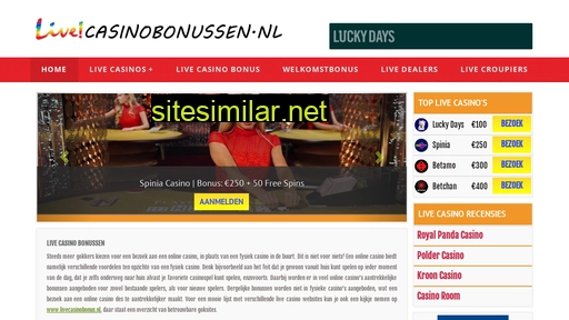 livecasinobonussen.nl alternative sites