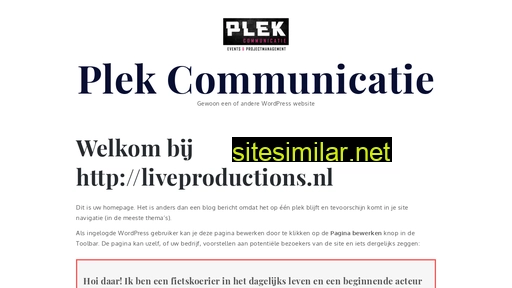 liveproductions.nl alternative sites