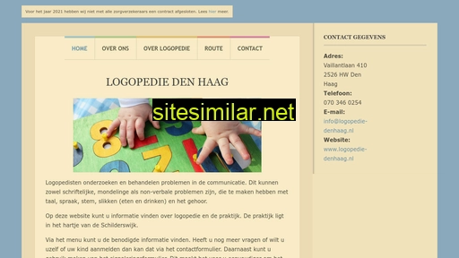 logopedie-denhaag.nl alternative sites