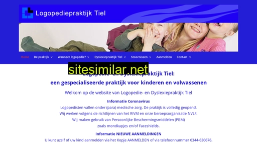logopediepraktijktiel.nl alternative sites