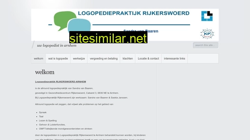 logopedierijkerswoerd.nl alternative sites
