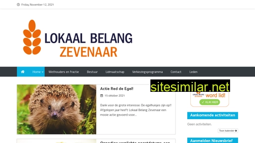 lokaalbelangzevenaar.nl alternative sites