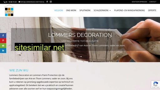 lommersdecoration.nl alternative sites