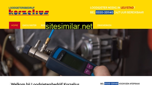 loodgietersbedrijfkorzelius.nl alternative sites