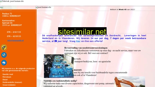 loomanolie.nl alternative sites