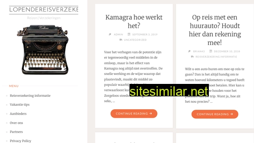 lopendereisverzekering.nl alternative sites