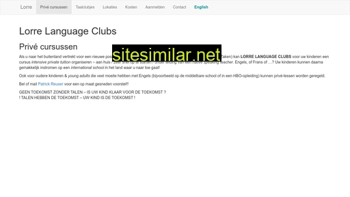 lorrelanguageclubs.nl alternative sites