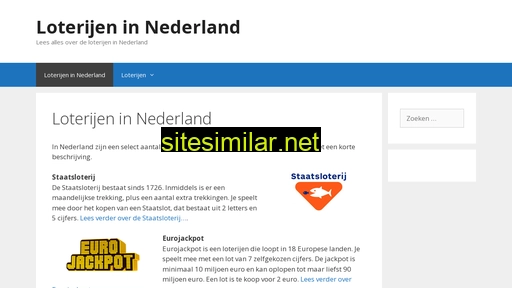 loterijeninnederland.nl alternative sites