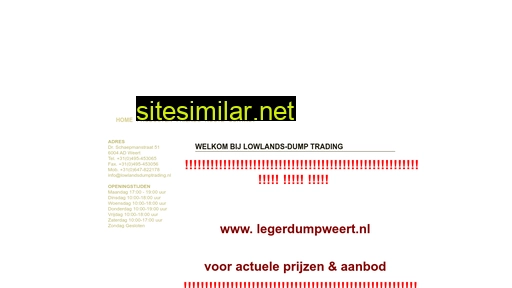 lowlandsdumptrading.nl alternative sites