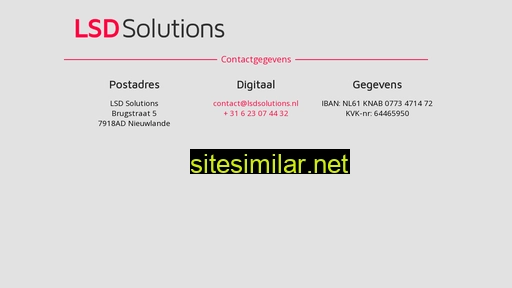 lsdsolutions.nl alternative sites