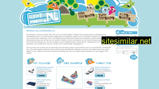 luchtbedden.nl alternative sites