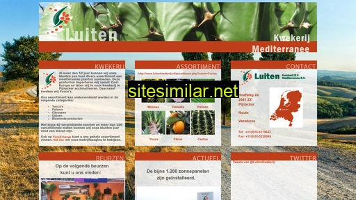 luitenkwekerij.nl alternative sites