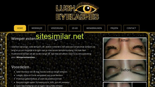 Lusheyelashes similar sites