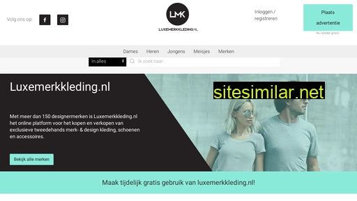 luxemerkkleding.nl alternative sites