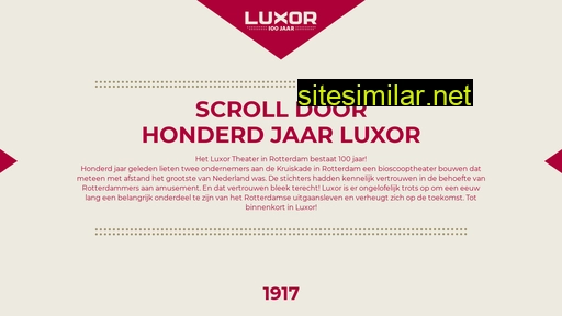 luxor100jaar.nl alternative sites