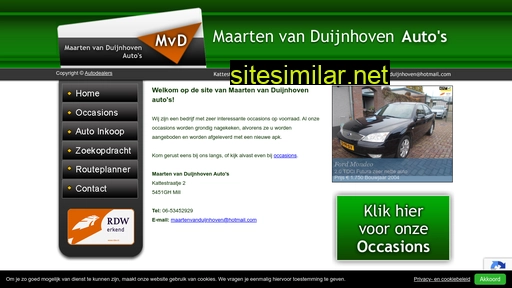 maartenvanduijnhovenautos.nl alternative sites