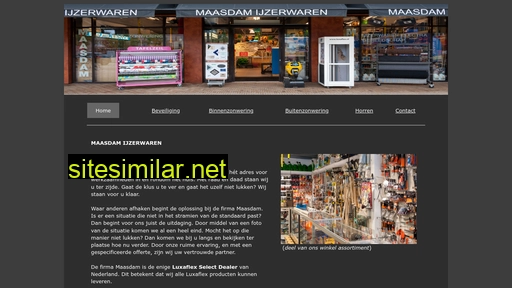 maasdamijzerwaren.nl alternative sites