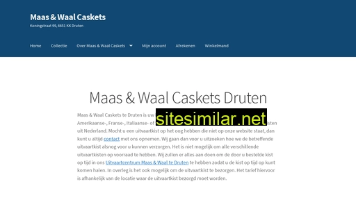 maasenwaalcaskets.nl alternative sites
