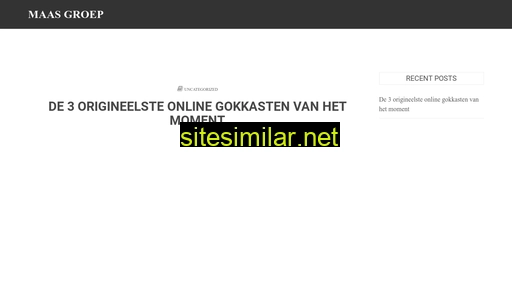 maasgroep.nl alternative sites
