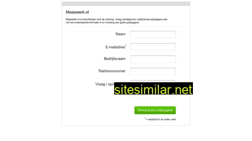 maaswerk.nl alternative sites