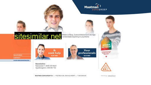 maatmanzorggroep.nl alternative sites