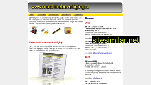 machinebeveiliging.nl alternative sites